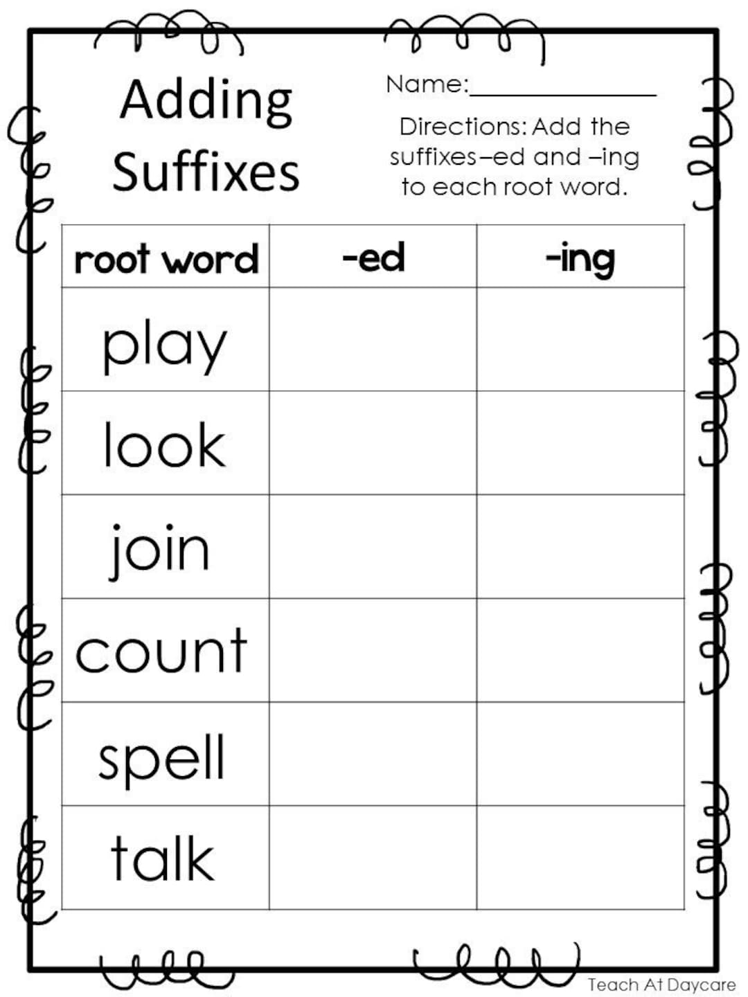 10 Printable Adding Suffixes Worksheets 1st 2nd Grade ELA Worksheets Etsy 10 Printable Adding Suffixes Worksheets 1st 2nd Grade ELA Worksheets Etsy