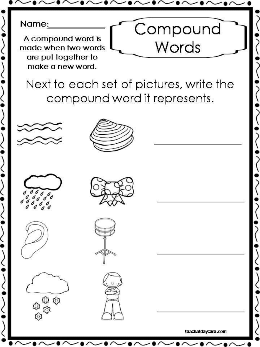 Compound Words CBSE Class 2 Grade1to6