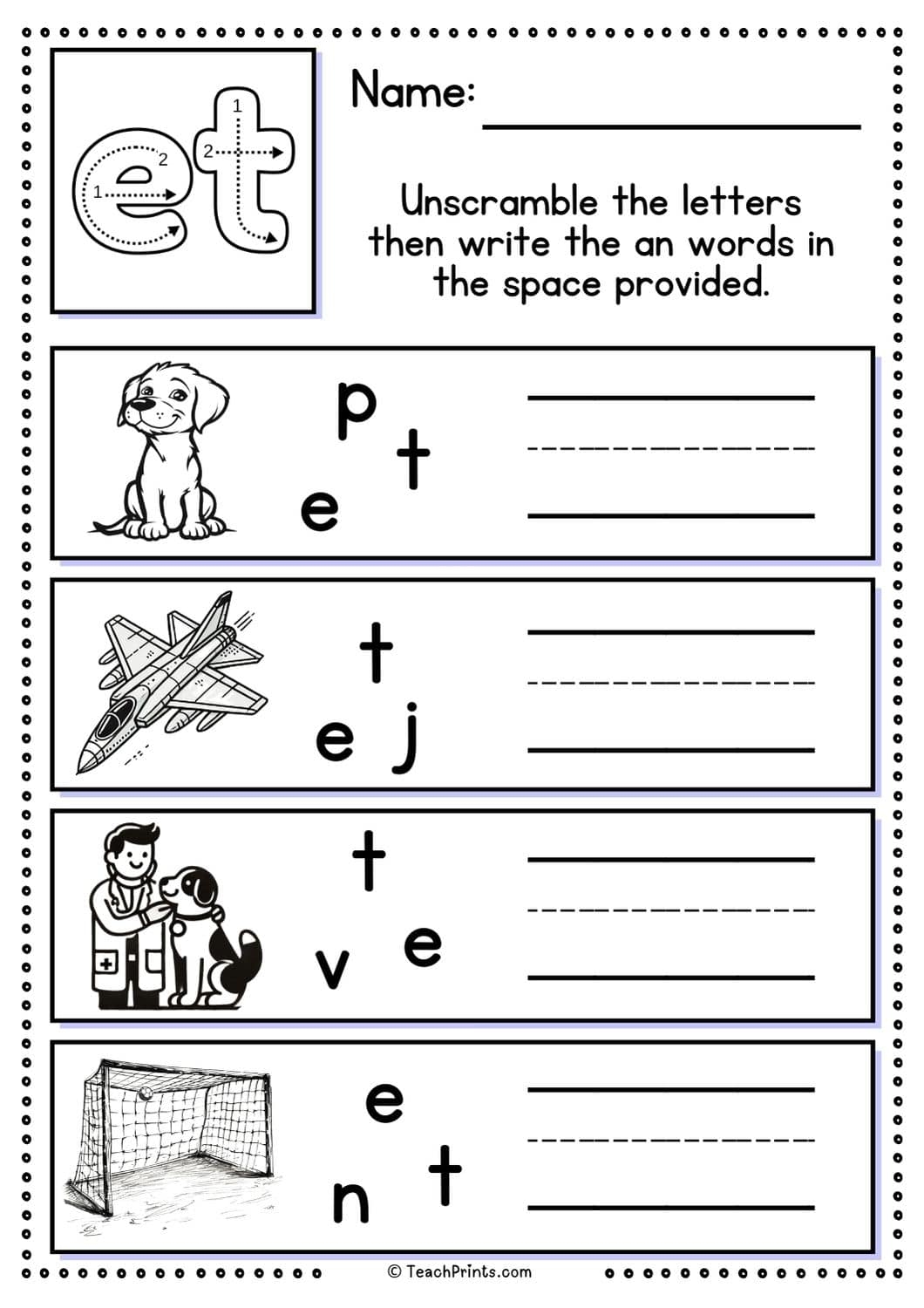 100 Free Word Family Worksheets Teach Prints