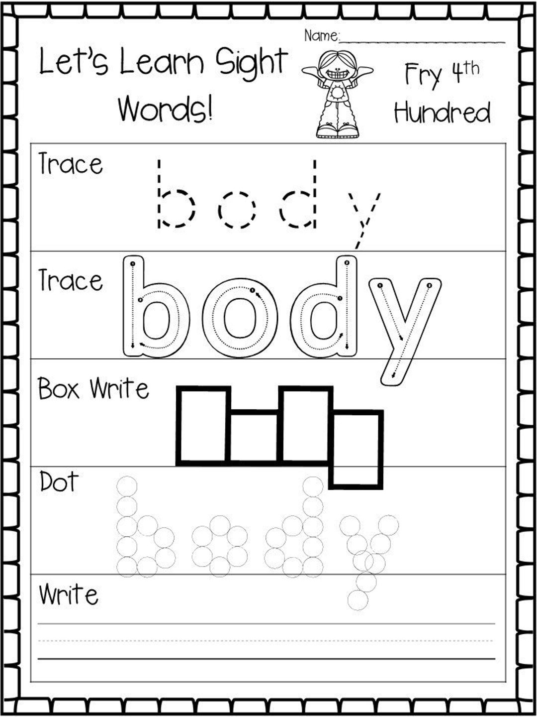 100 Printable Let S Learn Fry 4th Hundred Sight Words Worksheets 4th 5th Grade Handwriting And Spelling Activity Etsy 100 Printable Let S Learn Fry 4th Hundred Sight Words Worksheets 4th 5th Grade Handwriting And Spelling Activity Etsy