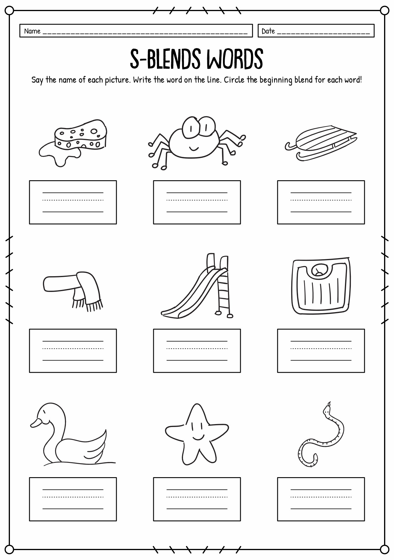 11 S Blends Worksheets For First Grade Phonics Free PDF At Worksheeto 11 S Blends Worksheets For First Grade Phonics Free PDF At Worksheeto