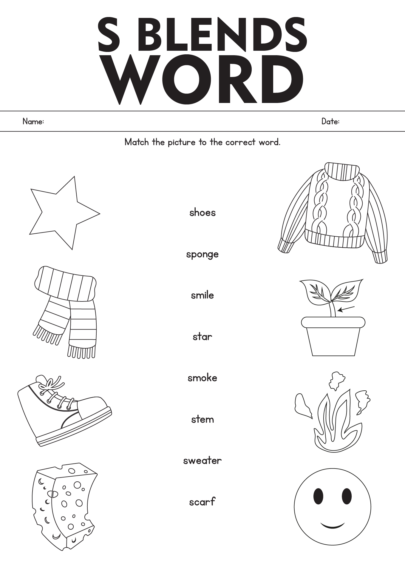 11 S Blends Worksheets For First Grade Phonics Free PDF At Worksheeto 11 S Blends Worksheets For First Grade Phonics Free PDF At Worksheeto