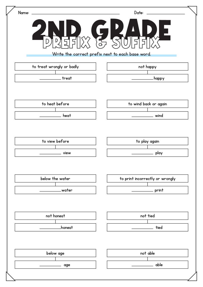 14 ROOT WORDS Prefixes And Suffixes Worksheets Free PDF At Worksheeto 14 ROOT WORDS Prefixes And Suffixes Worksheets Free PDF At Worksheeto