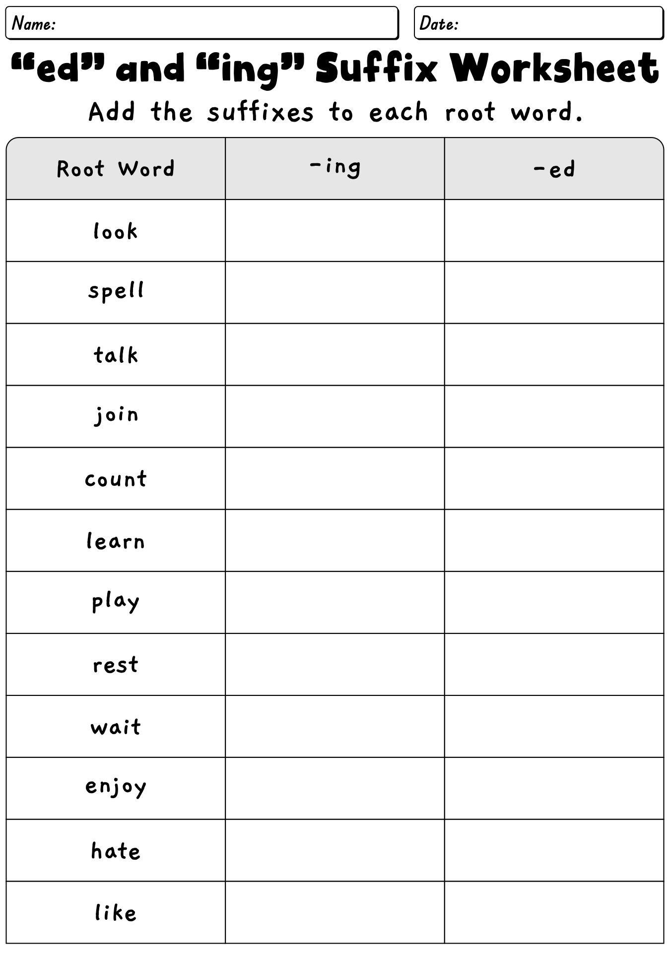 16 ING Verb Worksheets Free PDF At Worksheeto