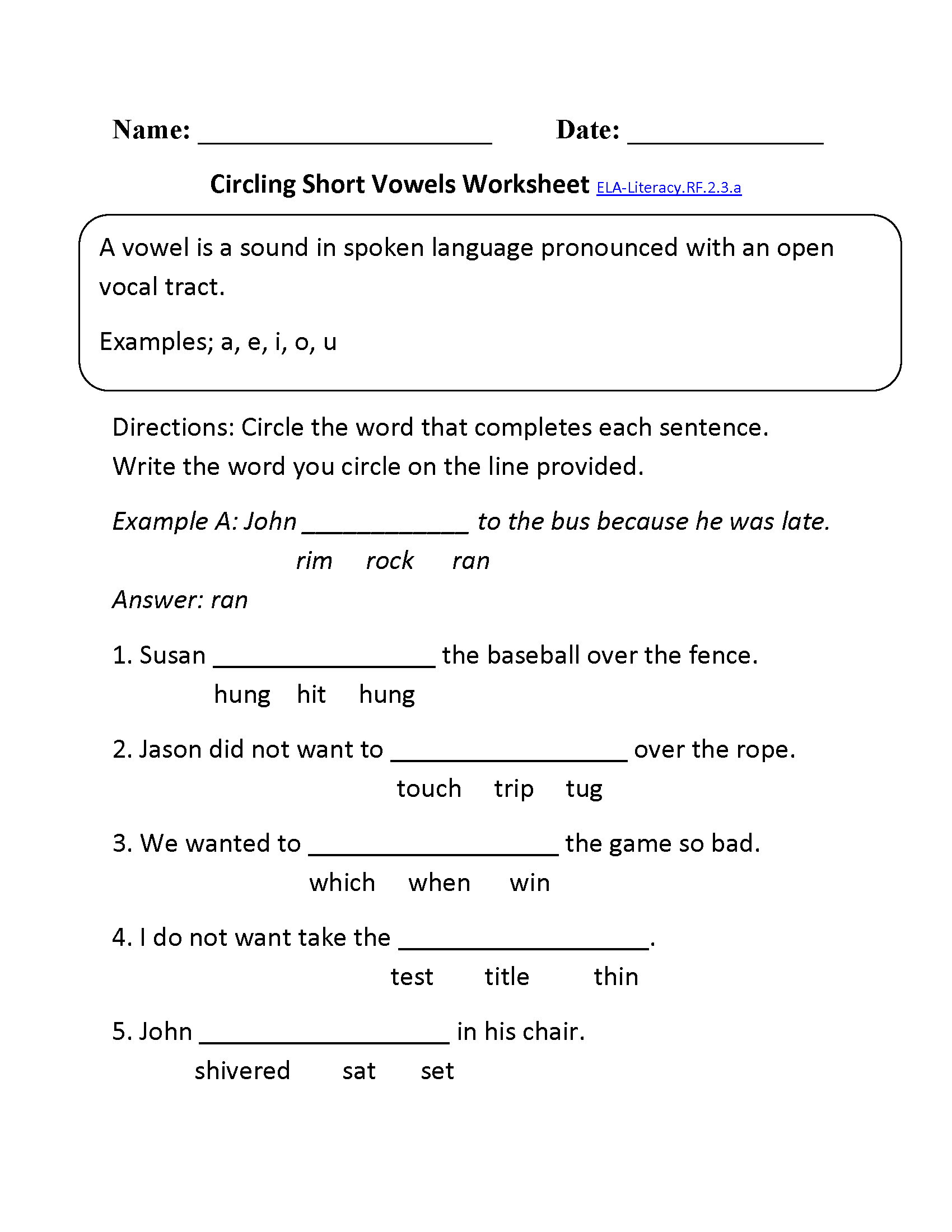 2nd Grade Common Core Reading Foundational Skills Worksheets 2nd Grade Common Core Reading Foundational Skills Worksheets