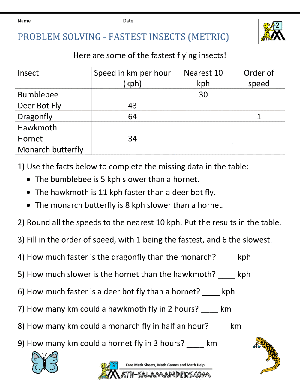 2nd Grade Math Word Problems