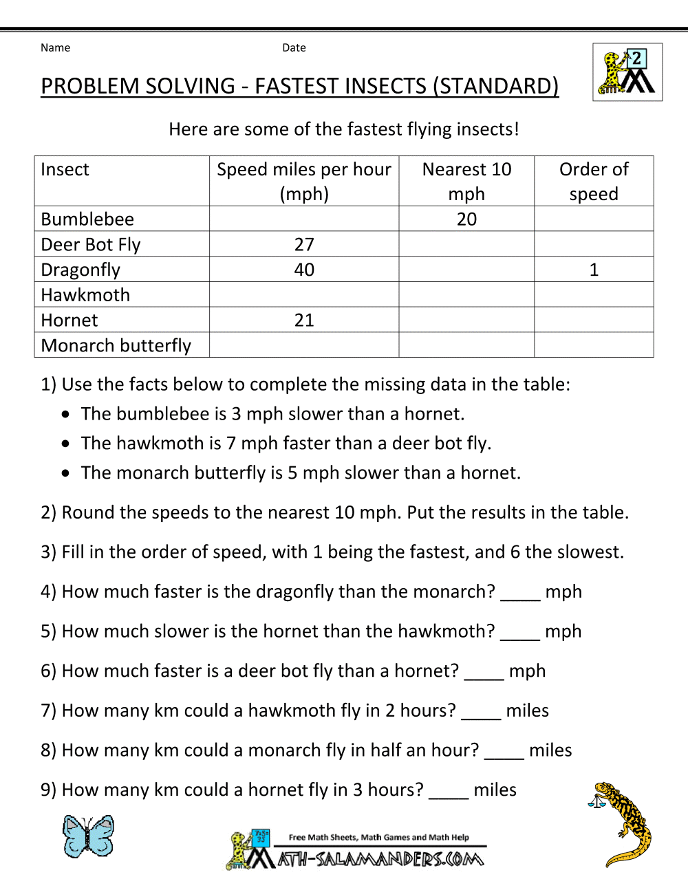 2nd Grade Math Word Problems 2nd Grade Math Word Problems