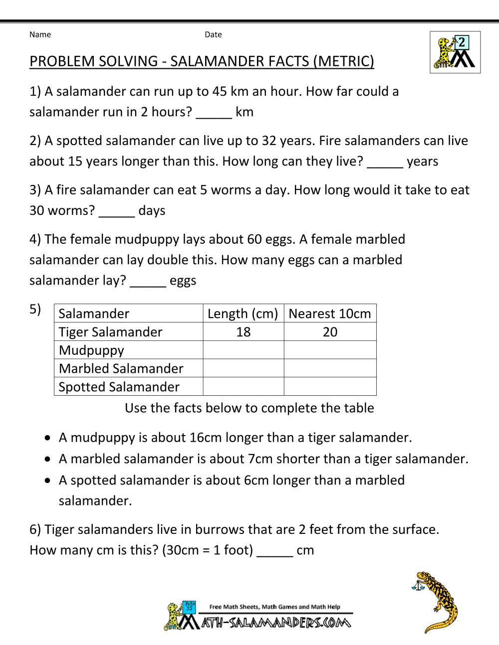 2nd Grade Math Word Problems