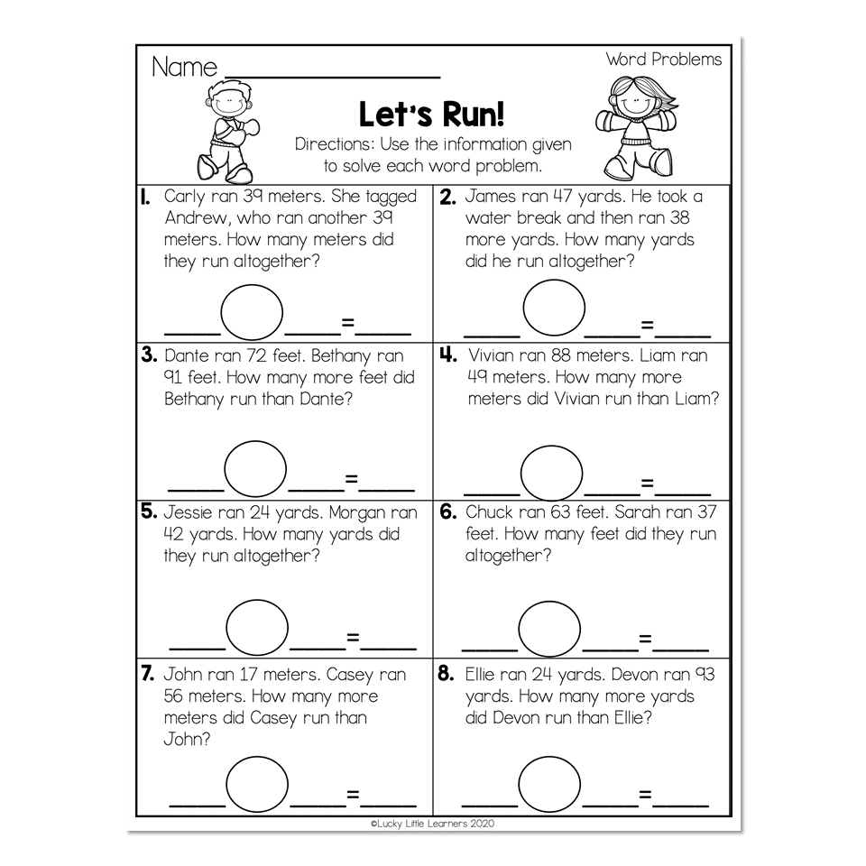 2nd Grade Math Worksheets Word Problems Word Problems Lets Run Worksheets Library 2nd Grade Math Worksheets Word Problems Word Problems Lets Run Worksheets Library