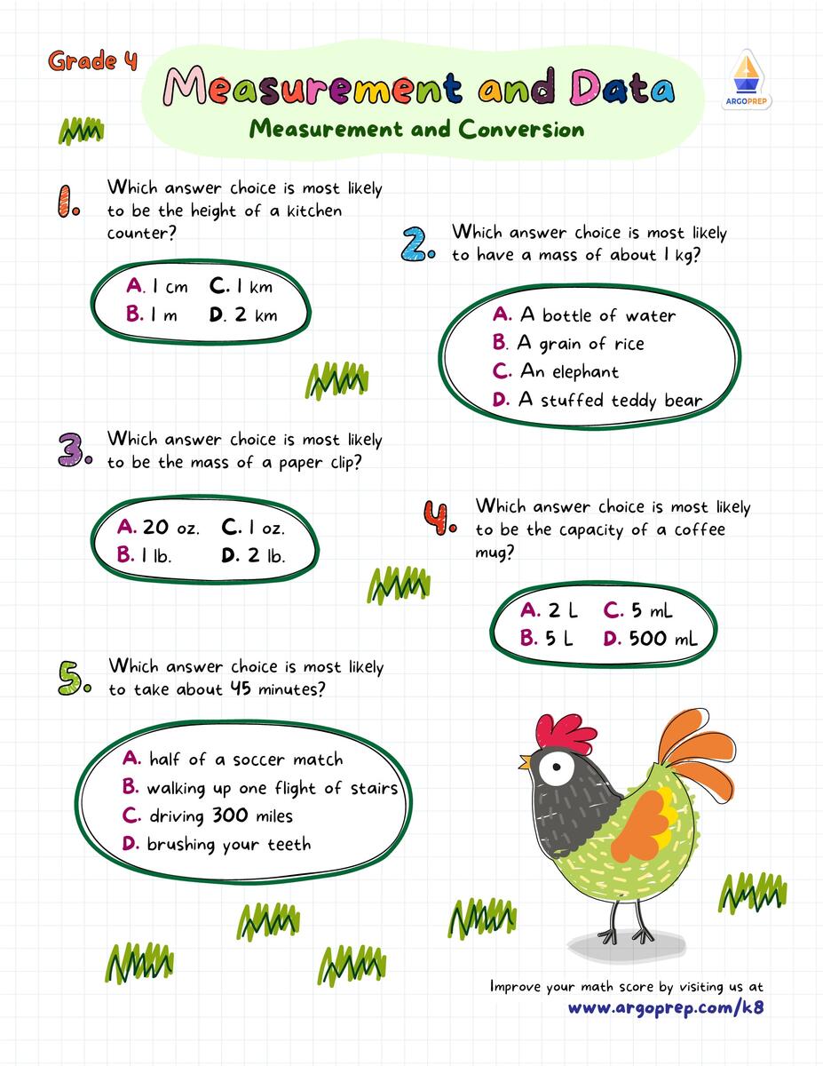 5th Grade Converting Inches Feet Yards And Miles Solving Conversion Word Problems Worksheets For Free ArgoPrep