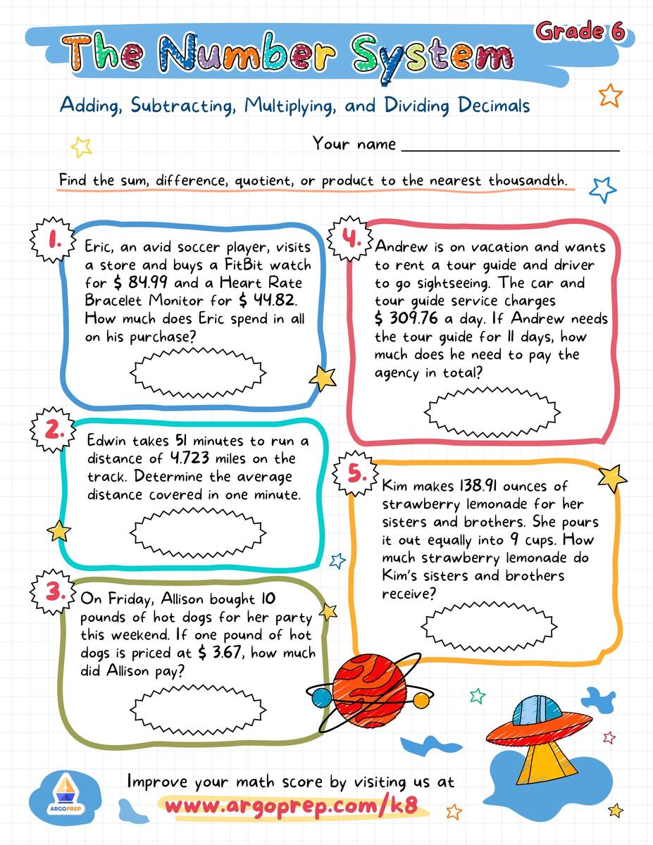 5th Grade Multiplication Word Problems Multiplying Decimals Worksheets For Free ArgoPrep 5th Grade Multiplication Word Problems Multiplying Decimals Worksheets For Free ArgoPrep
