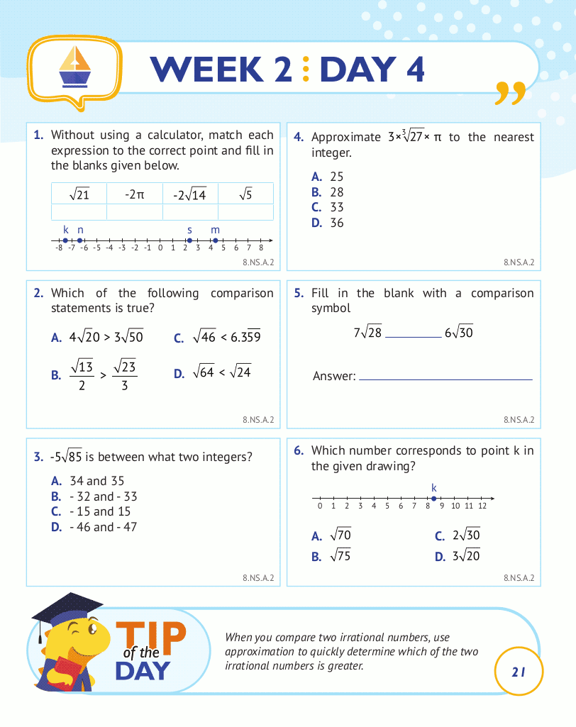 8th Grade Common Core Math Daily Practice Workbook ArgoPrep 8th Grade Common Core Math Daily Practice Workbook ArgoPrep