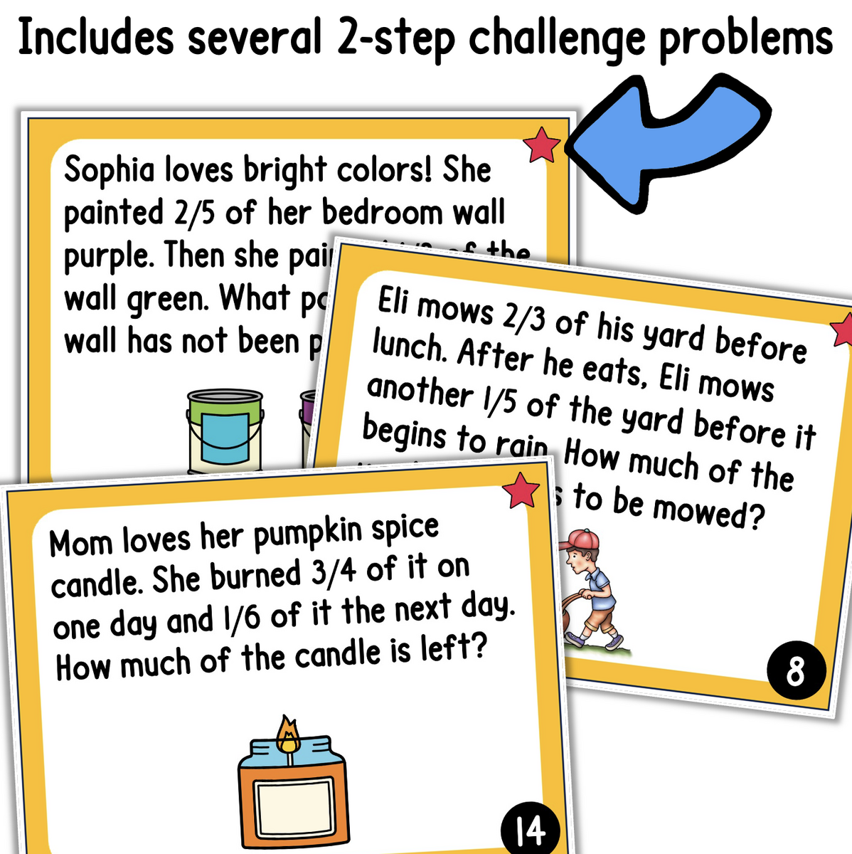 Add Subtract Fractions With Unlike Denominators Word Problems 5 NF A 1 NF A 2 Made By Teachers