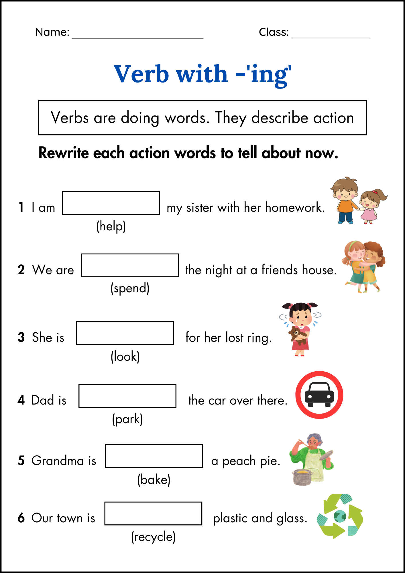 Adding Ing To Verbs Grammar Worksheet Ing Endings Activity Book For Grade 1 Made By Teachers Adding Ing To Verbs Grammar Worksheet Ing Endings Activity Book For Grade 1 Made By Teachers