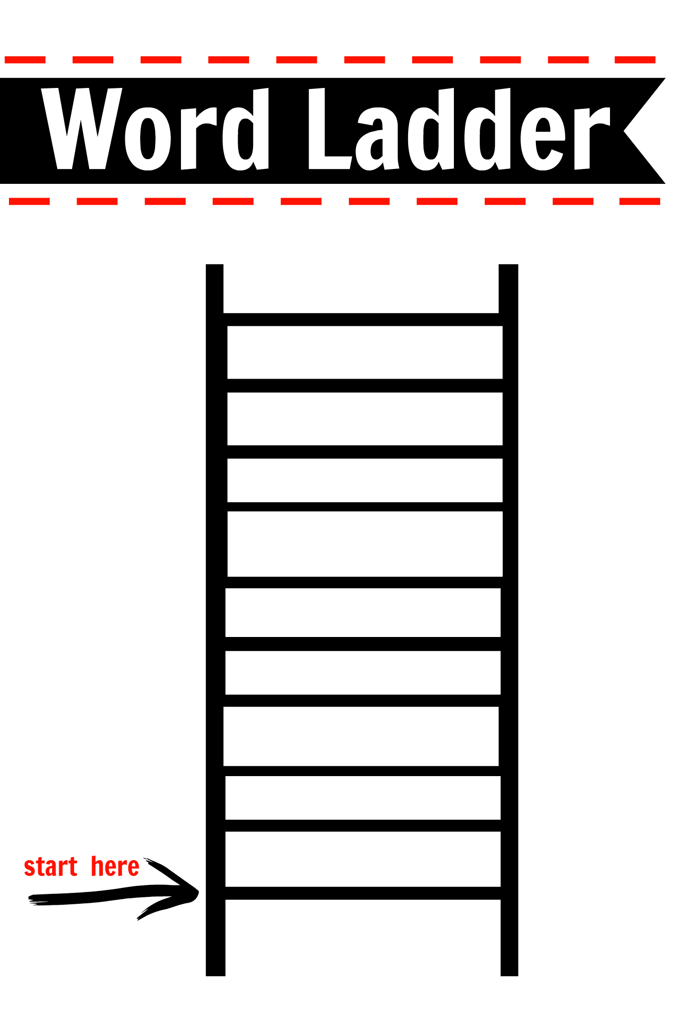 After School Activity Word Ladders Printable Free No Time For Flash Cards After School Activity Word Ladders Printable Free No Time For Flash Cards