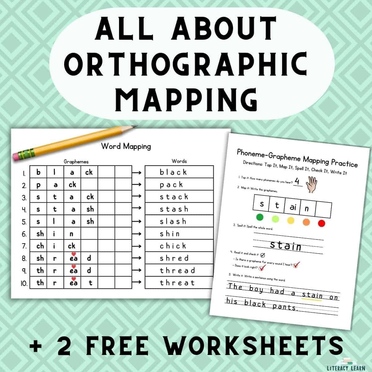 All About Orthographic Mapping FREE Worksheets Literacy Learn All About Orthographic Mapping FREE Worksheets Literacy Learn