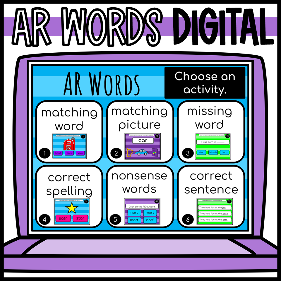 AR Words Google Classroom Interactive Slides L Digital Learning Made By Teachers