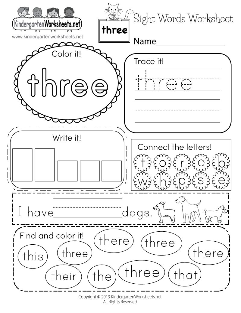 Basic Sight Words Worksheet Free Printable Digital PDF Free Dolch Sight Word Worksheet Play Worksheets4Free