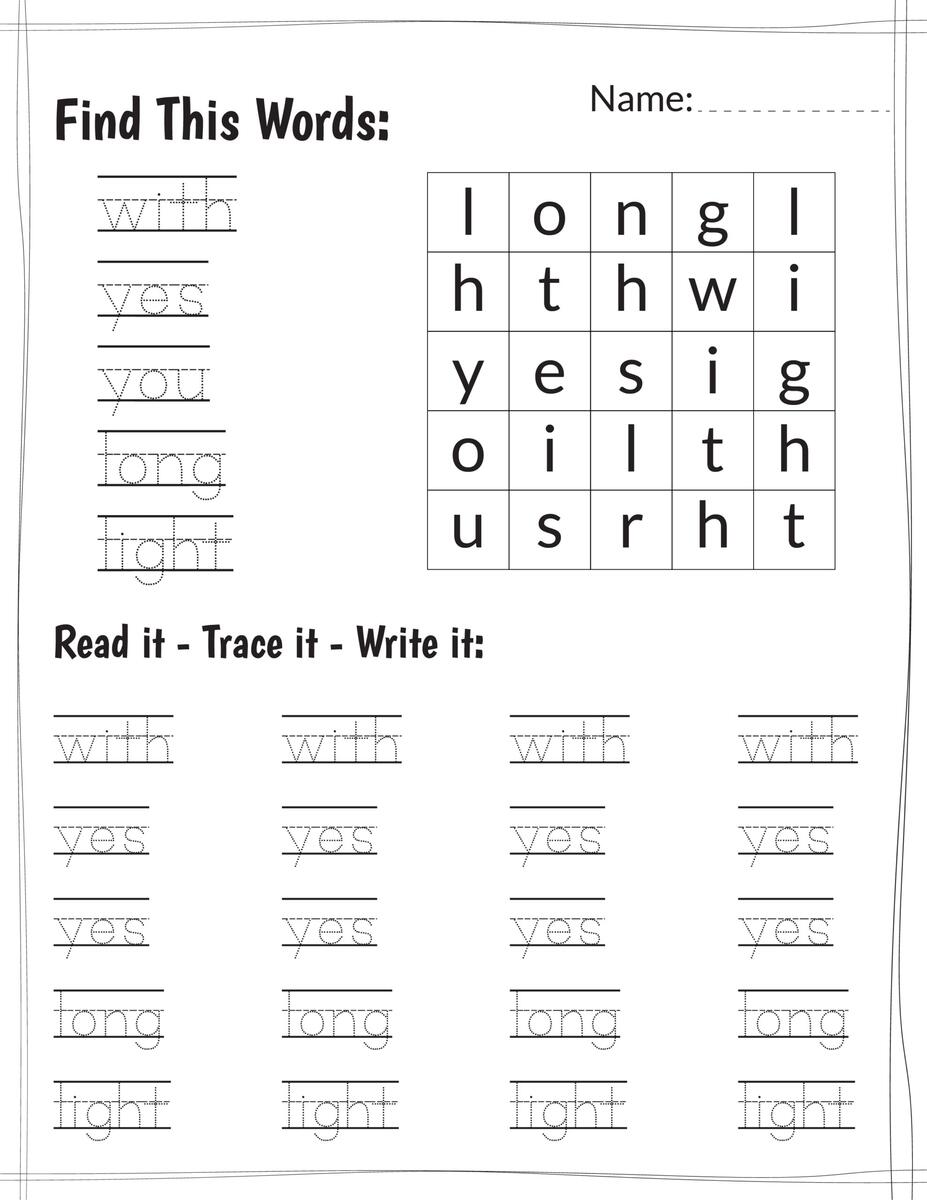 Boost Your Child S Reading Skills With Sight Words Puzzle Worksheets Made By Teachers