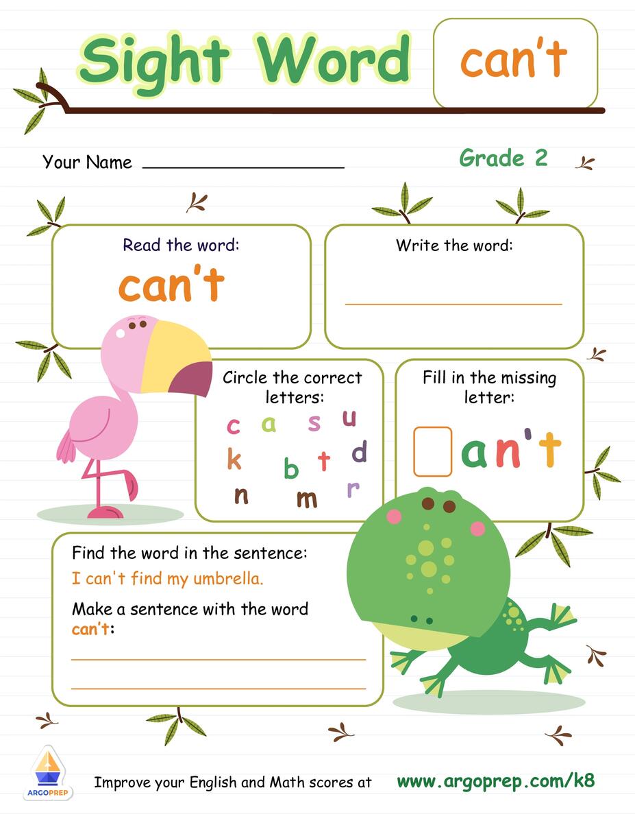 Can T Pass Up Sight Words ArgoPrep Can T Pass Up Sight Words ArgoPrep