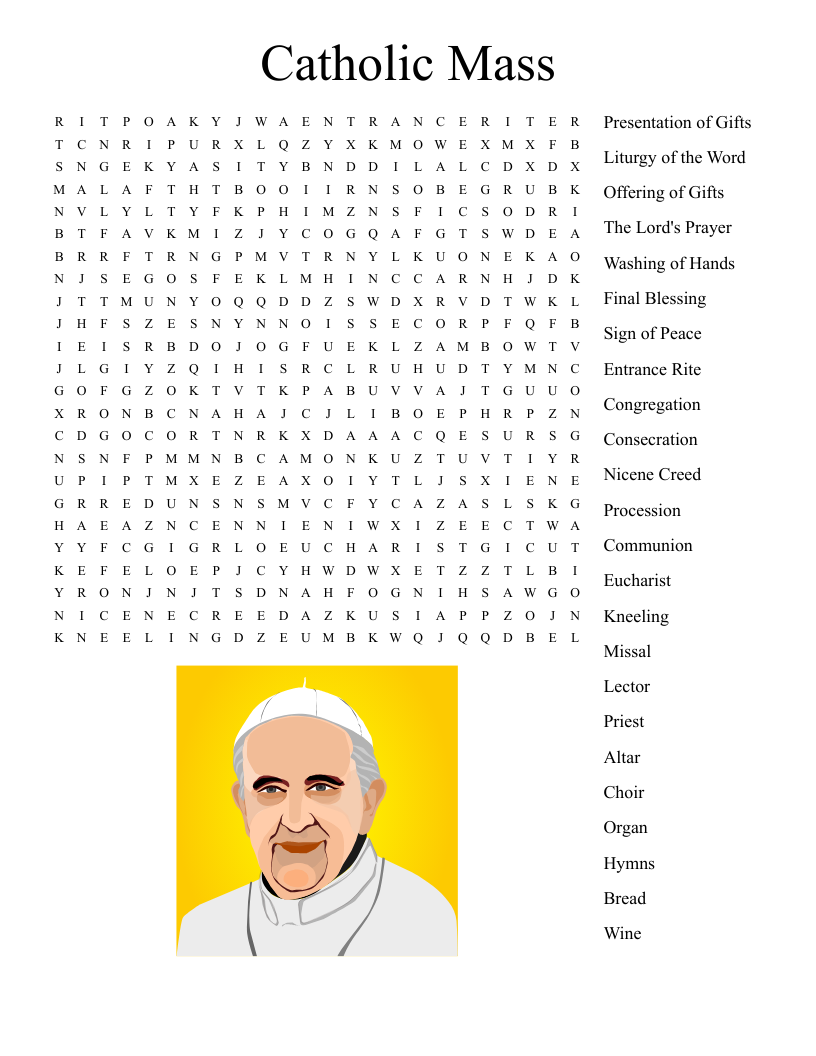 Catholic Word Scramble WordMint Free Printable Bible Word Scramble Puzzles