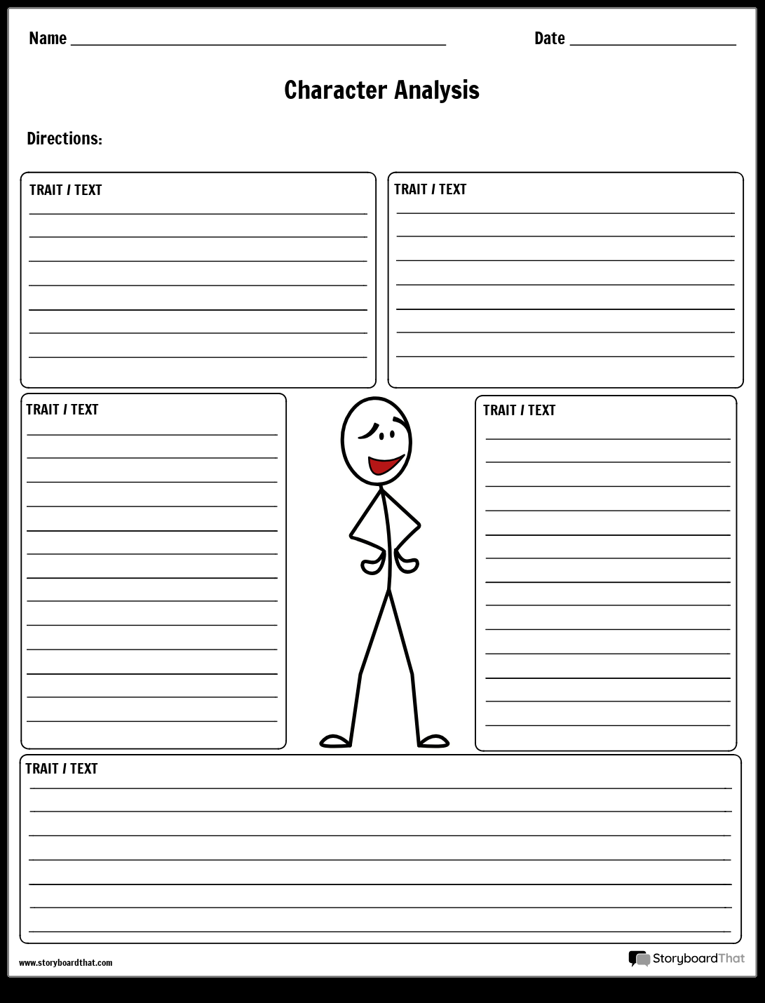 Character Analysis Worksheets By Storyboard That 2025 Character Analysis Worksheets By Storyboard That 2025