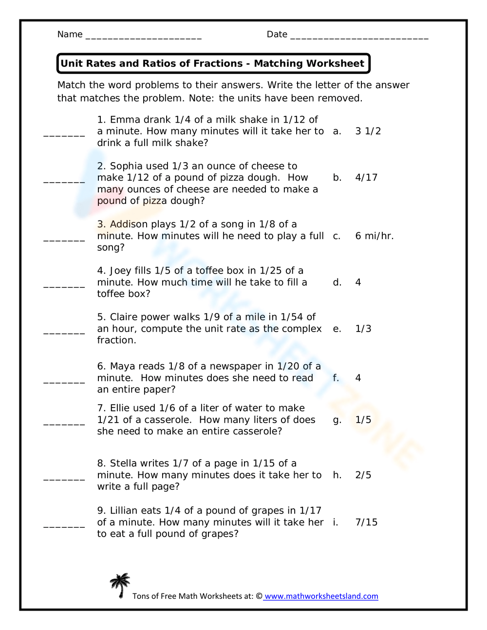 Complex Fractions Rates Math Worksheet Worksheet Complex Fractions Rates Math Worksheet Worksheet