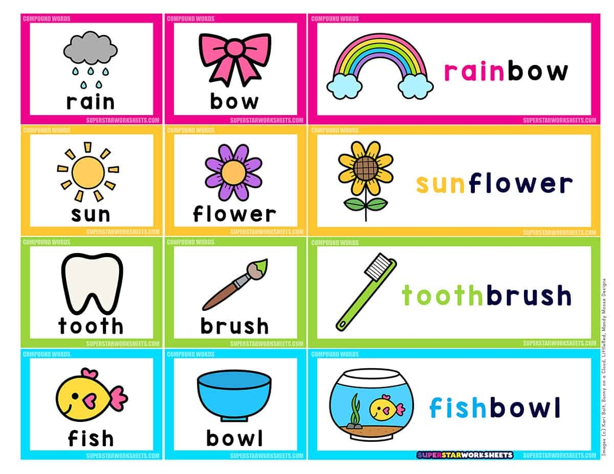 Compound Words Free Printables Superstar Worksheets Read And Find The Compound Word Worksheet Worksheets Library