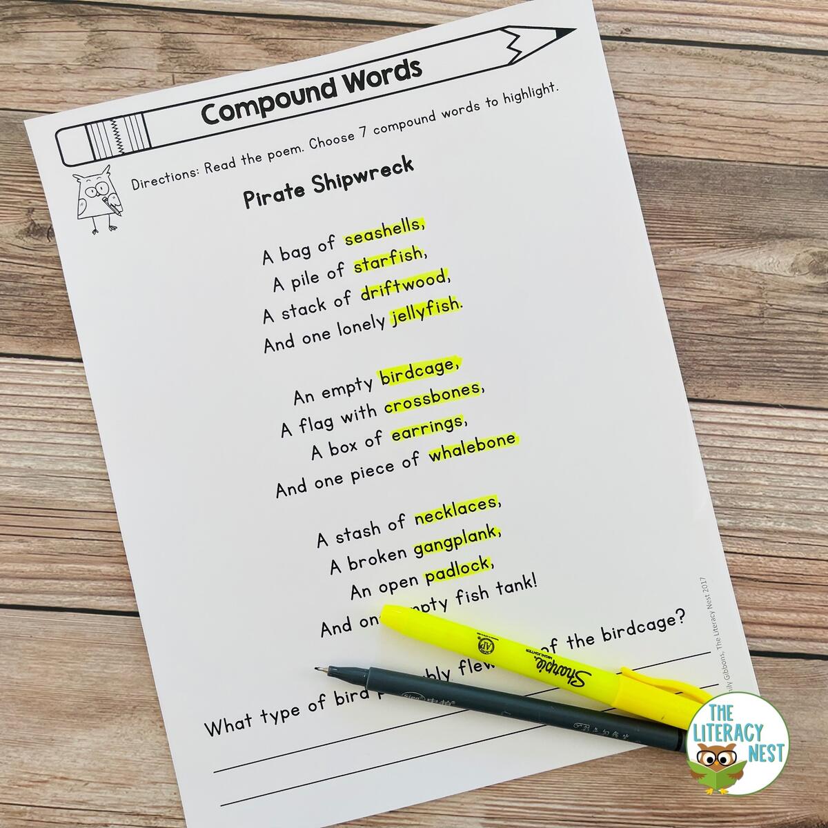 Compound Words Practice And Games Literacy Activity The Literacy Nest Free Compound Word Worksheets Storyboard That Templates