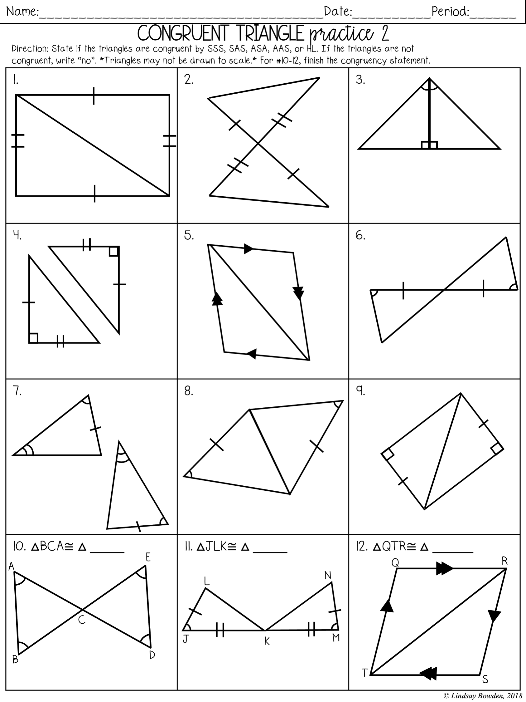 Congruent Triangles Notes And Worksheets Lindsay Bowden Worksheets Library Congruent Triangles Notes And Worksheets Lindsay Bowden Worksheets Library