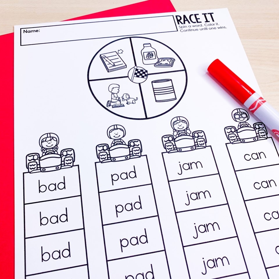CVC Words Science Of Reading Aligned No Prep Literacy Center Mats Worksheets