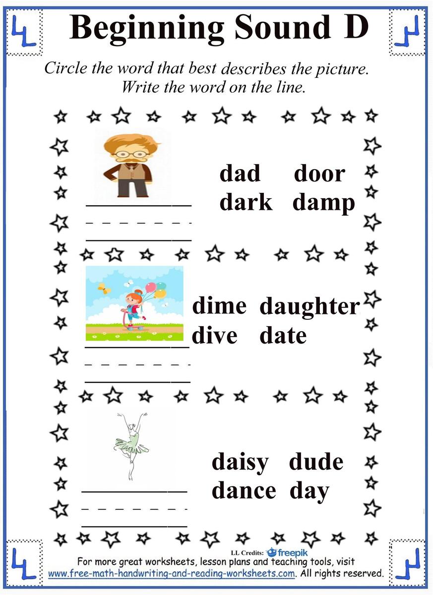 D Letter Worksheets D Letter Worksheets