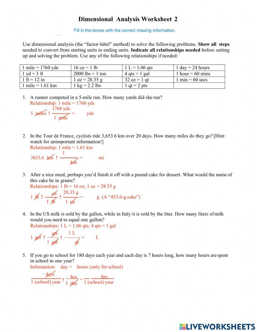 Dimensional Analysis Practice Worksheet Worksheets Library Dimensional Analysis Practice Worksheet Worksheets Library