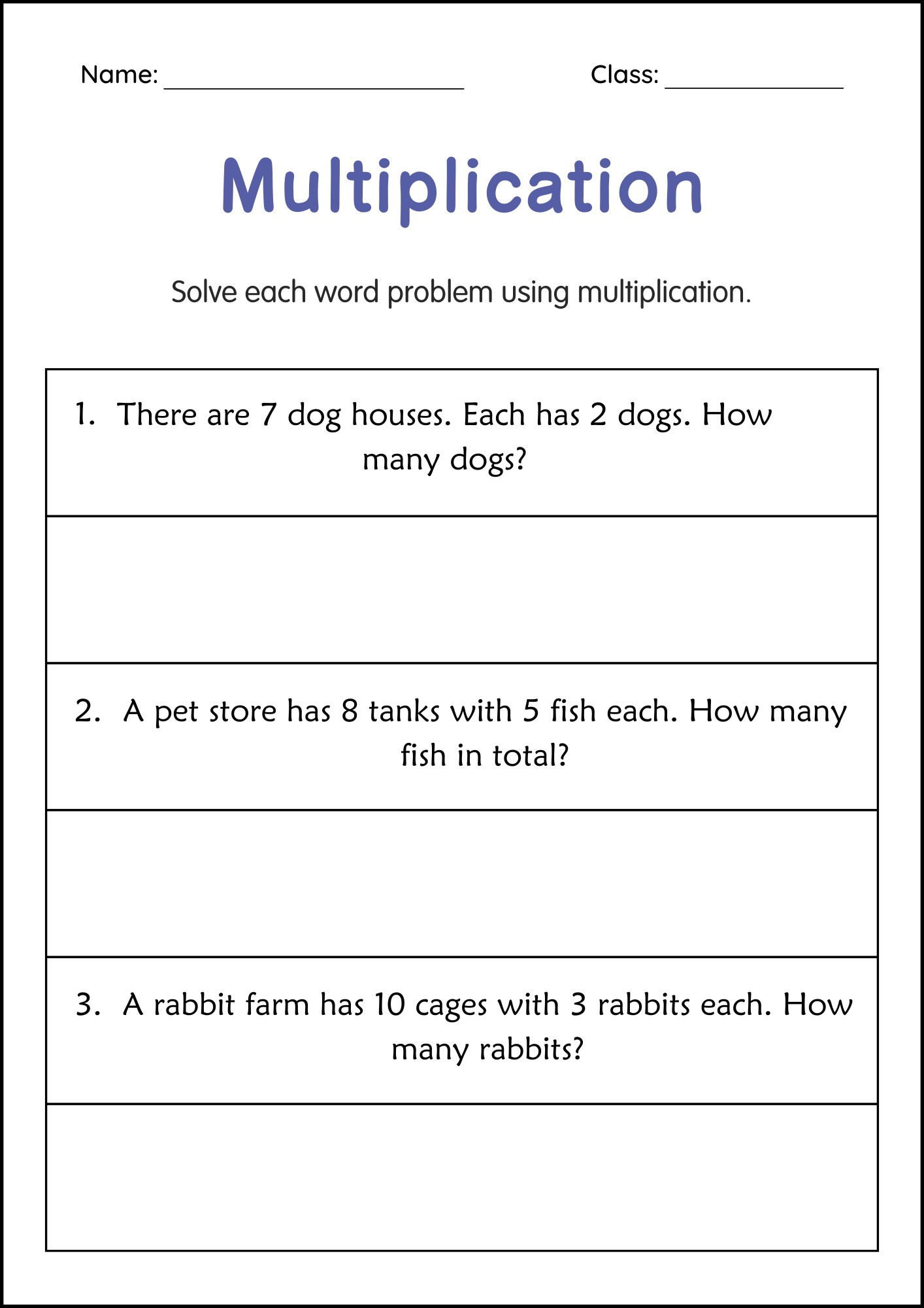 Division And Multiplication Word Problems Math Worksheets For Grade 2 3 4 Made By Teachers Division And Multiplication Word Problems Math Worksheets For Grade 2 3 4 Made By Teachers