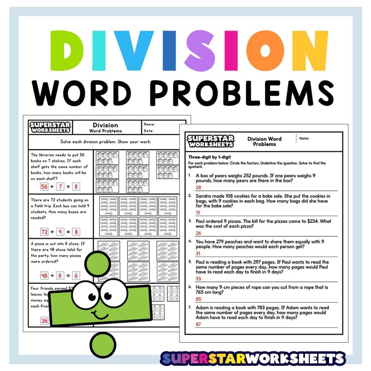 Division Word Problems Superstar Worksheets Division Word Problems Superstar Worksheets