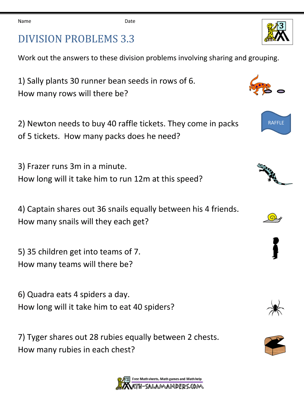 Addition Word Problems 3rd Grade