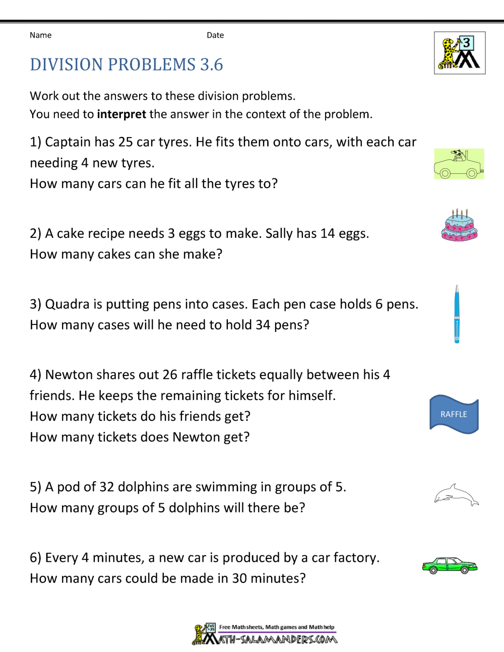 Division Worksheets Grade 3 Division Worksheets Grade 3