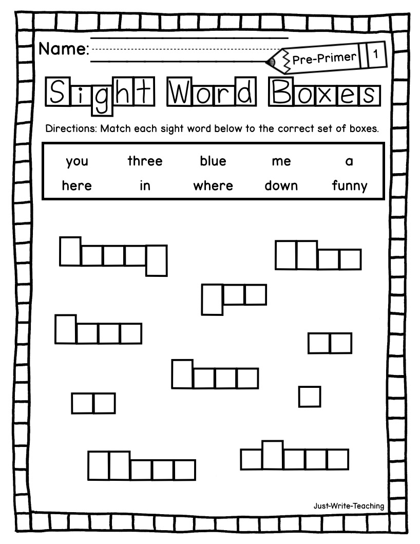 Dolch Sight Word Centers Word Boxes BUNDLE Made By Teachers Dolch Sight Word Centers Word Boxes BUNDLE Made By Teachers