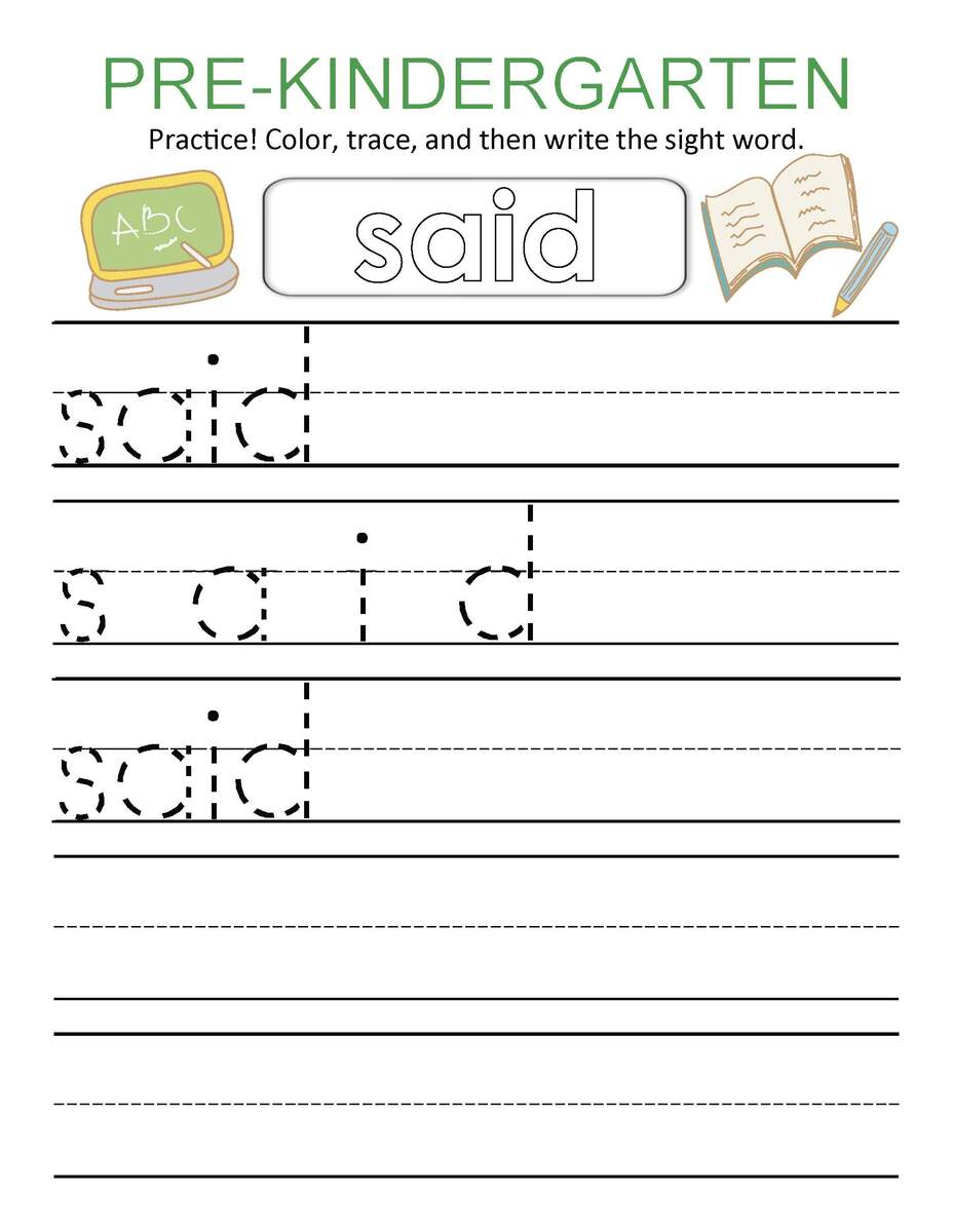 Dolch Sight Words Tracing Preschool Worksheets Teaching Materials Made By Teachers Dolch Sight Words Tracing Preschool Worksheets Teaching Materials Made By Teachers