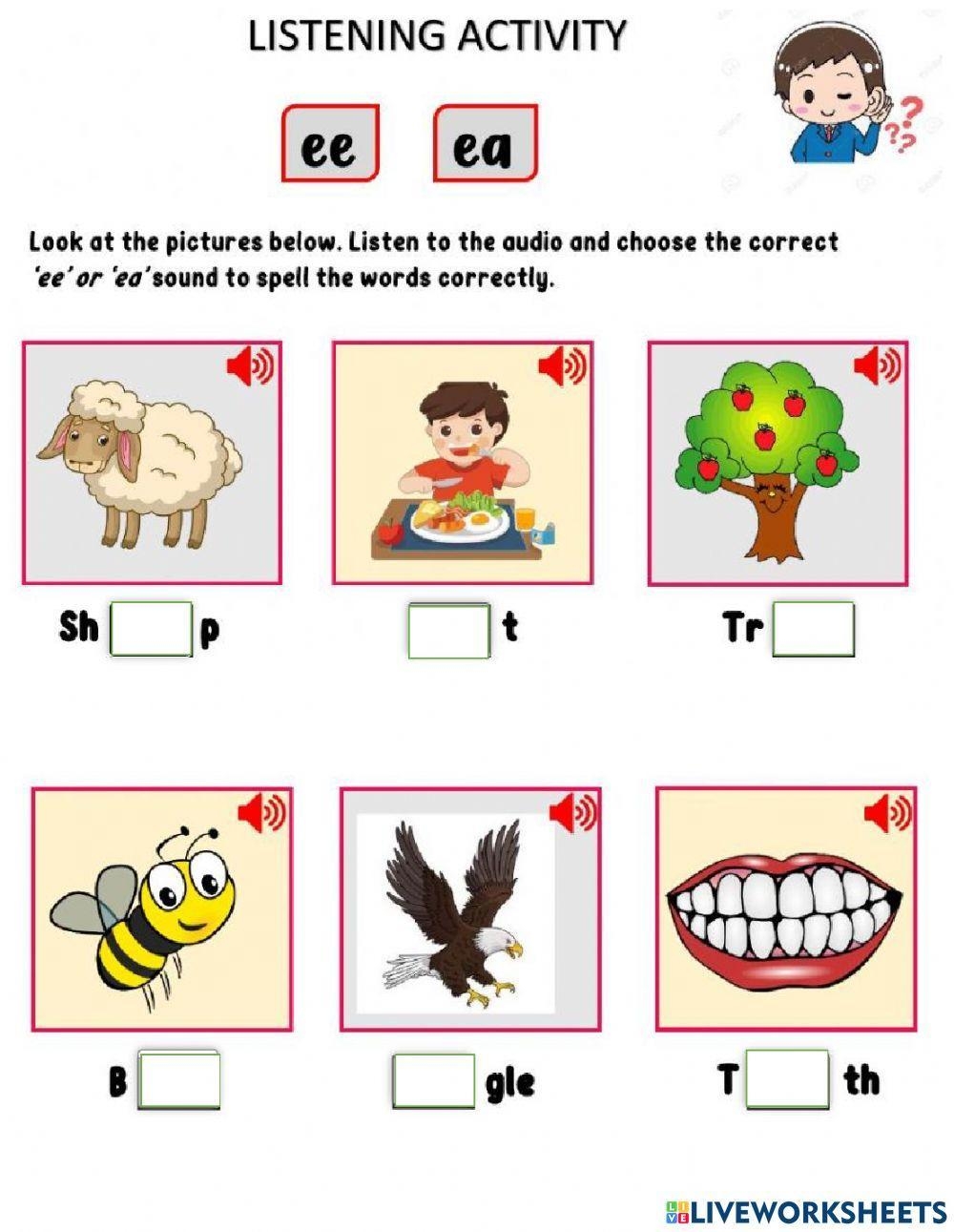 EE And EA Worksheet Practice Sheets For Mastering Vowel Digraphs EE And EA Worksheet Practice Sheets For Mastering Vowel Digraphs