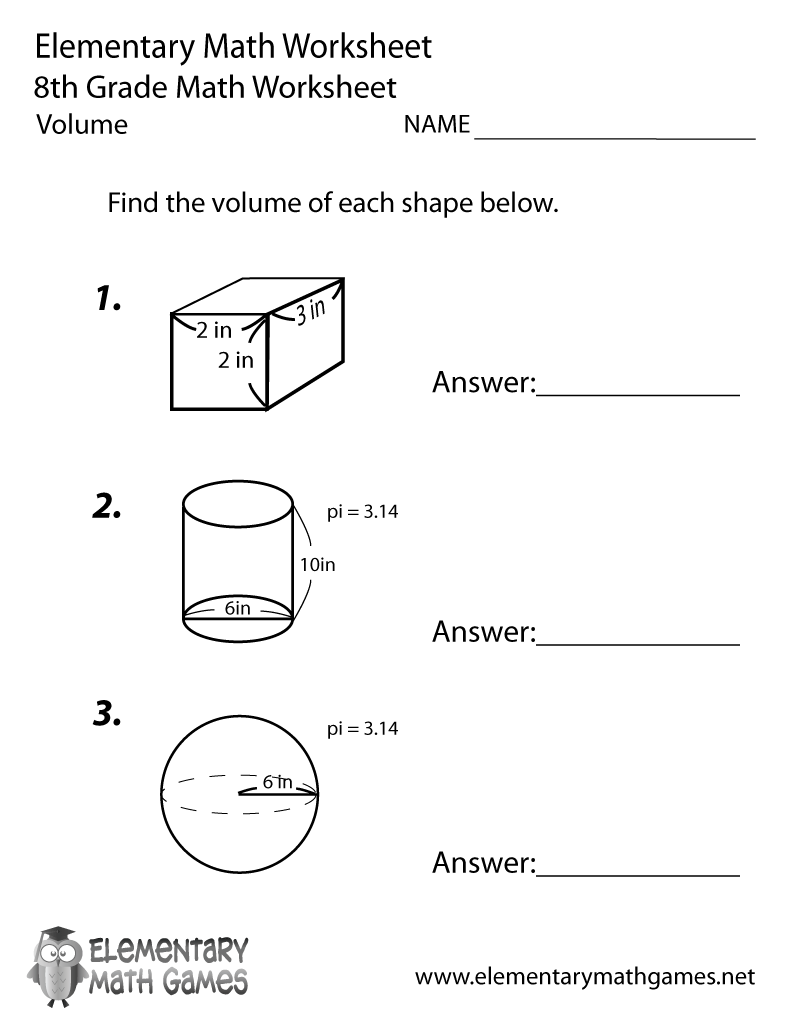 8th Grade Drawing Labeling And Solving Volume Word Problems Project Made By Teachers