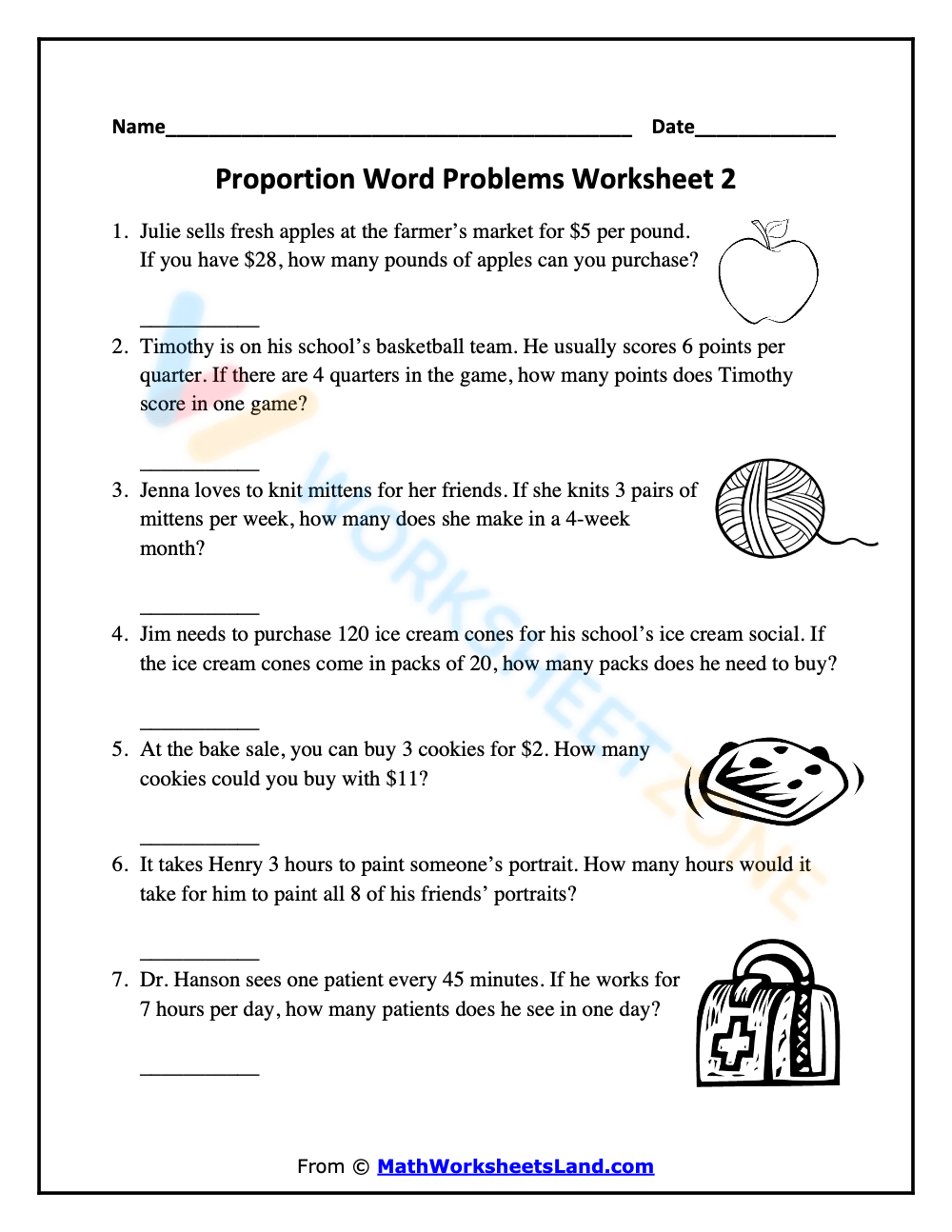 Equivalent Ratios Worksheets