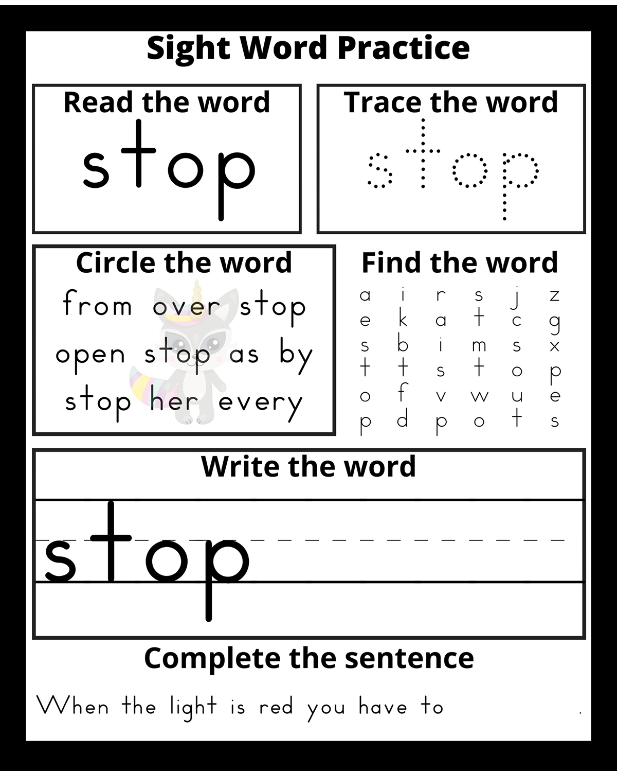 First Grade Dolch Sight Words Practice Extreme Couponing Mom