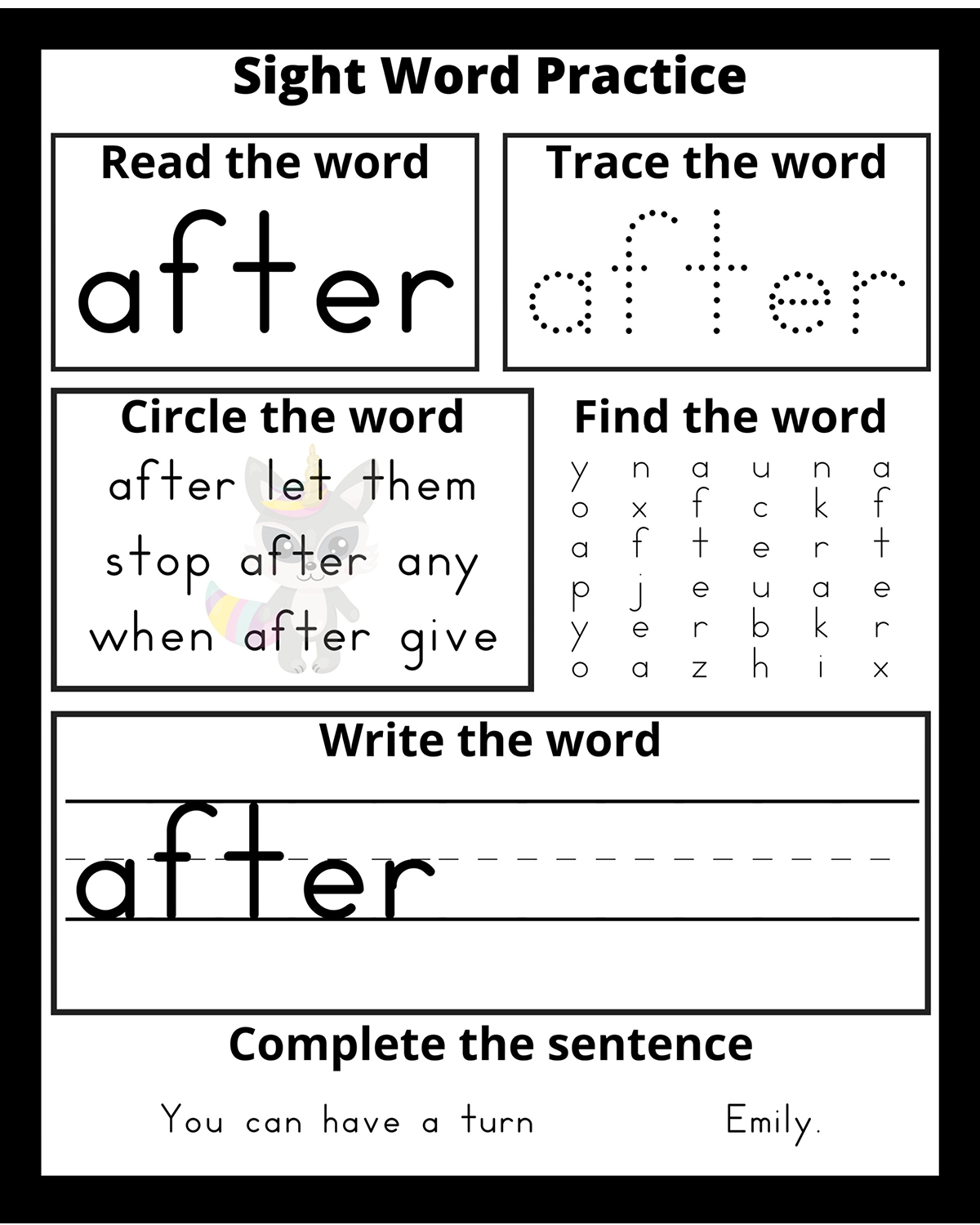 First Grade Dolch Sight Words Practice Extreme Couponing Mom Free Printable First Grade Sight Word Practice Sheets Frugal Mom Eh