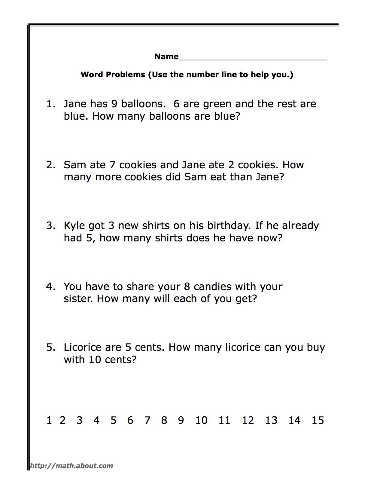 First Grade Math Word Problems Worksheets Library First Grade Math Word Problems Worksheets Library
