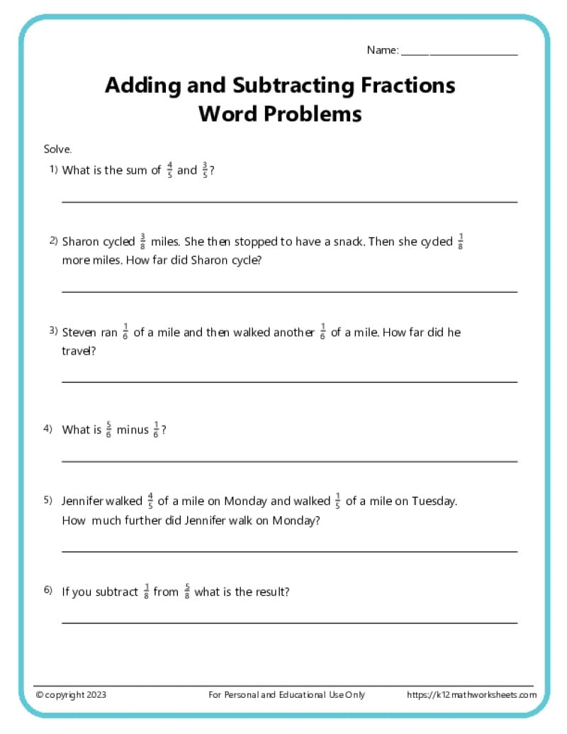 Fraction Word Problems Worksheets K12 Math Worksheets Fraction Word Problems Worksheets K12 Math Worksheets
