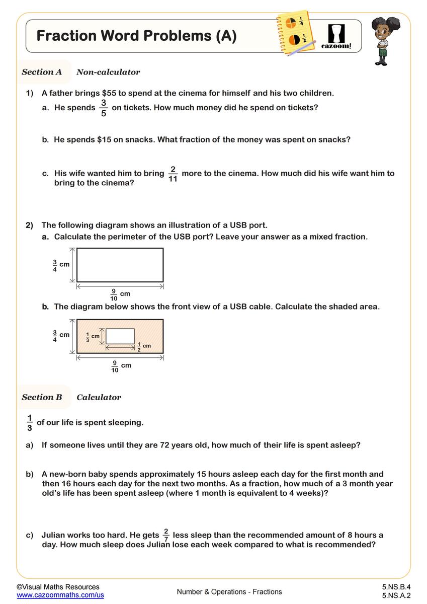 Fractions Word Problems A Worksheet Fun And Engaging 5th Grade PDF Worksheets Cazoom Math Fractions Word Problems A Worksheet Fun And Engaging 5th Grade PDF Worksheets Cazoom Math