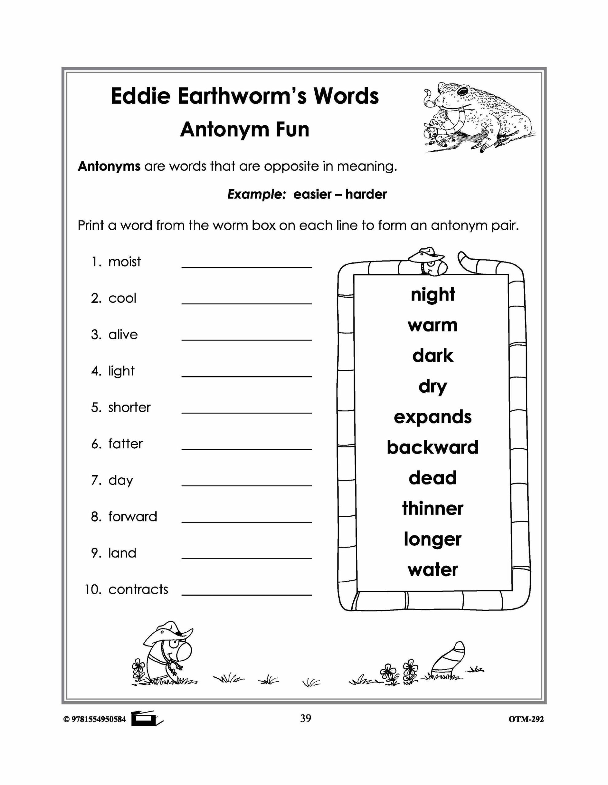 Free 2 Grade Vocabulary Worksheet Download Free 2 Grade Vocabulary Worksheet Png Images Free Worksheets On Clipart Library