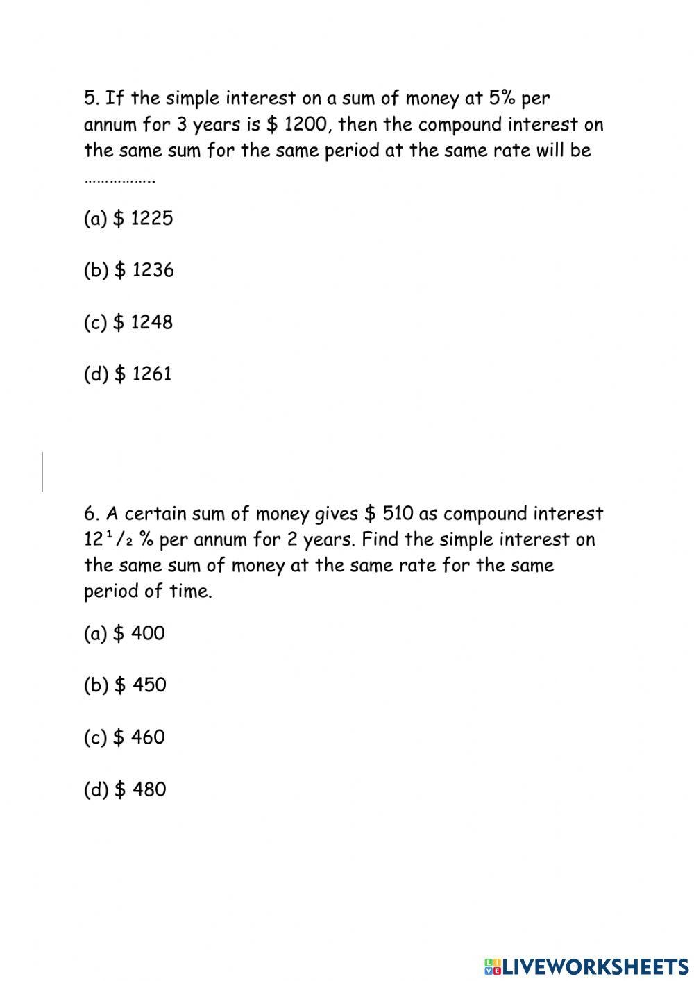 Free Compound Interest Problems Worksheet Download Free Compound Interest Problems Worksheet Png Images Free Worksheets On Clipart Library Free Compound Interest Problems Worksheet Download Free Compound Interest Problems Worksheet Png Images Free Worksheets On Clipart Library