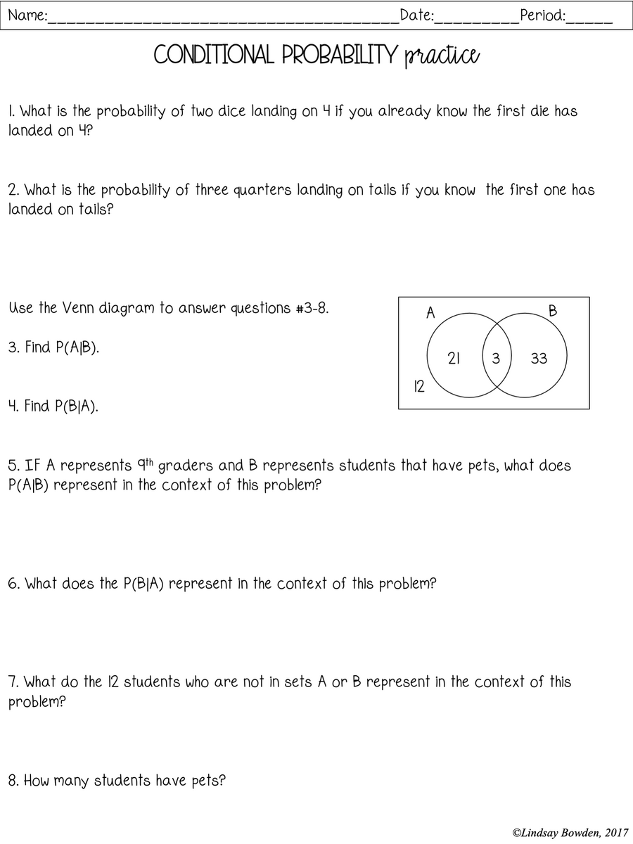 Free Conditional Probability Practice Worksheet Download Free Conditional Probability Practice Worksheet Png Images Free Worksheets On Clipart Library Free Conditional Probability Practice Worksheet Download Free Conditional Probability Practice Worksheet Png Images Free Worksheets On Clipart Library